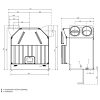 Gereviseerde Stork WHR91 WTW unit met Bypass. (250m3)