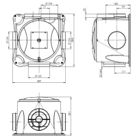 Gereviseerde Zehnder ComfoFan SP ventilatiebox. (420m3)
