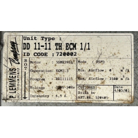 Goede gebruikte Brink B40 Allure HR(D) ventilator. 531045. DD 11-11 TH ECM 1/1.