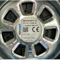 Gereviseerde Rucon/Orcon MPV-10W motorplaat-upgrade met energiezuinige motor. (420m3)