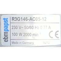 Gereviseerde ruilmotor voor Vent-Axia Type D. R3G146-AC05-12