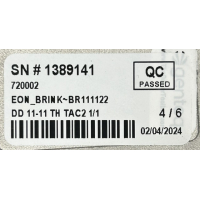 Kort gebruikte systeemventilator Brink B40. DD 11-11 TH TAC2 1/1. 531045