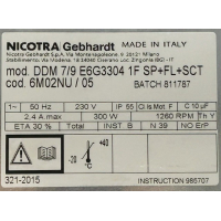 Nieuwe Nicotra Gebhardt DDM 7/9 slakkenhuisventilator (2600m3)
