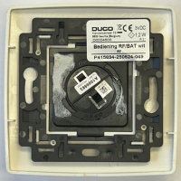 Goede gebruikte Duco RF/BAT wit afstandsbediening. D0004600