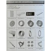 Nieuwe compacte WTW unit met afstandbediening. ERVQ-B150 (150m3)