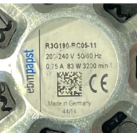 Gereviseerde ruilmotor voor Vasco C400 ventilatiebox. R3G190-RC05-11