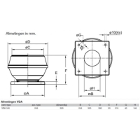 Nieuwe StorkAir VDA 160/4-4 EC dakventilator. (490m3) 