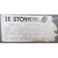 Gebruikte Stork VDA355/6ec dakventilator (3407m3)