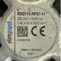 Gereviseerde motorplaat voor Zehnder RPMe / KPMe dakventilator. 400300102