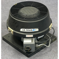 Goede gebruikte Stork VDA200/4D dakventilator. (1250m3)