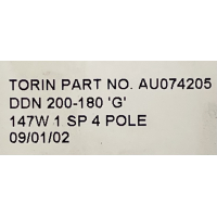 Goede gebruikte Torin DDN200-180 slakkenhuisventilator.