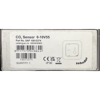 Nieuwe Zehnder Co2 sensor 0-10V55. 65500860