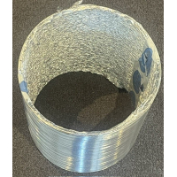 Aluminium flexibele buis 25,4 x 400 cm