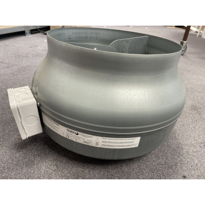 Zo goed als nieuwe Östberg CK 315 C kanaalventilator. (1680 m3).