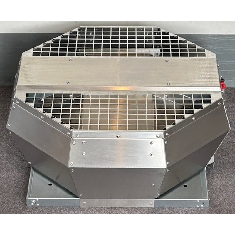 Nieuwe Ruck DVA 280 ECP 31 dakventilator. (1970m3)
