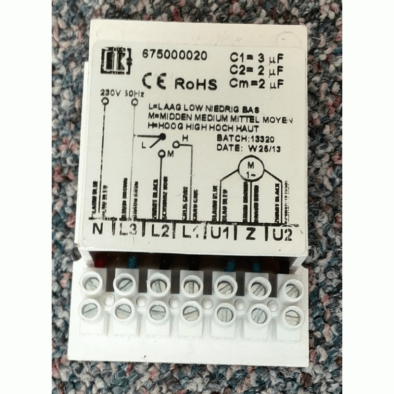 Goede gebruikte condensatorblok Stork CML 14/3-5-15. 675000020