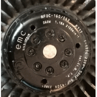 Gereviseerde ruilmotor voor Itho WTW unit. EMC RF2C-160/062