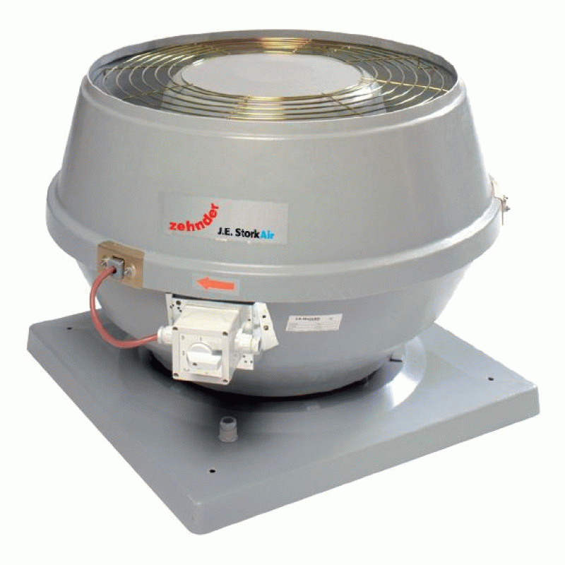 Nieuwe Zehnder VDA 280/6EC+WST dakventilator (2531m3)