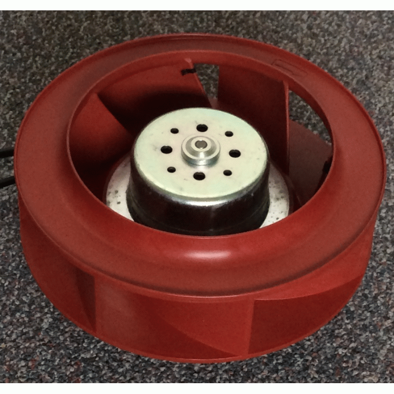 Nieuwe ventilator voor een Brink ventilatiesysteem. R3G190