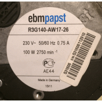 Nieuwe EBM Papst motor voor Brink Renovent HR-CF. 531608