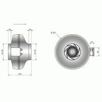 Goede gebruikte Östberg CK 160 C Aut Tp kanaalventilator (1015m3)