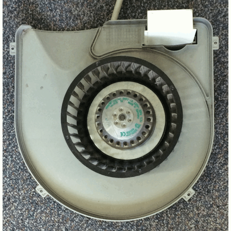 Gereviseerde ruilmotorplaat voor S&P Minifan ST ventilatiebox.