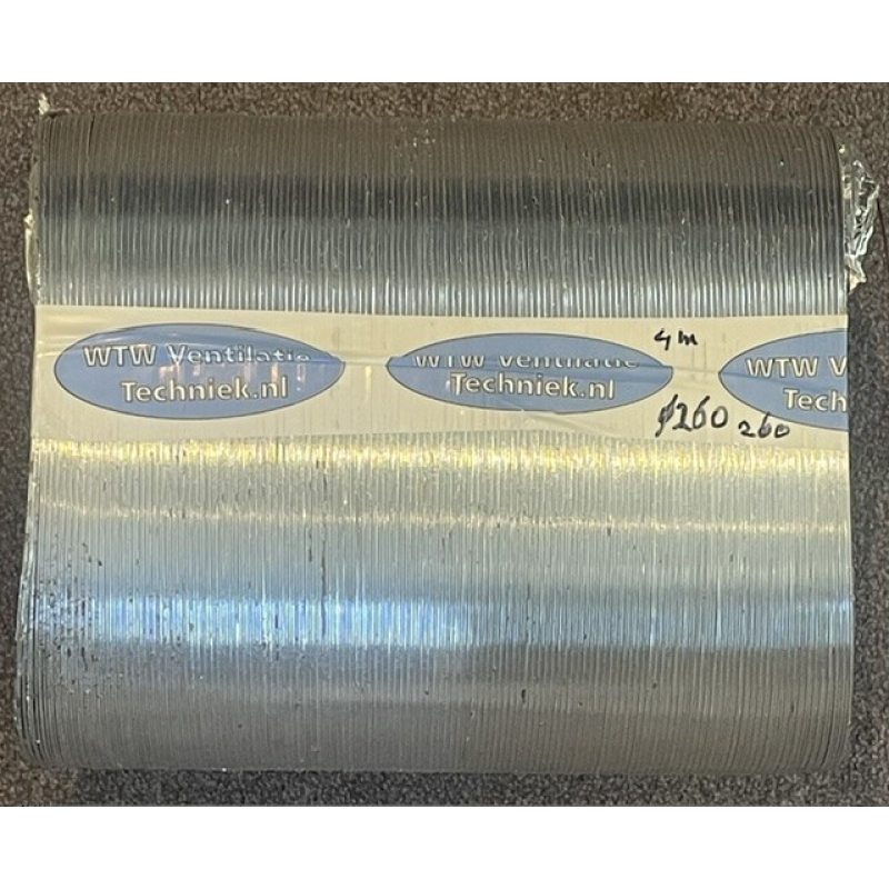Aluminium flexibele buis 25,4 x 400 cm