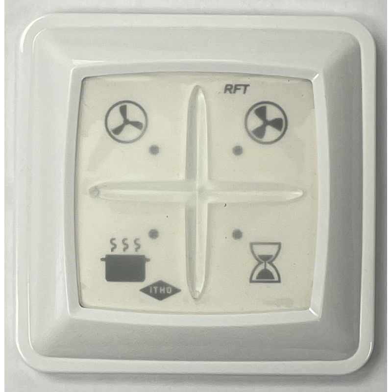 Nieuwe Itho DemandFlow RFT bediening. Wit/Creme. 536-0146