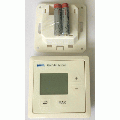 Nieuwe Buva LCD draadloze inbouw keuken/badkamer bediening. 2905002