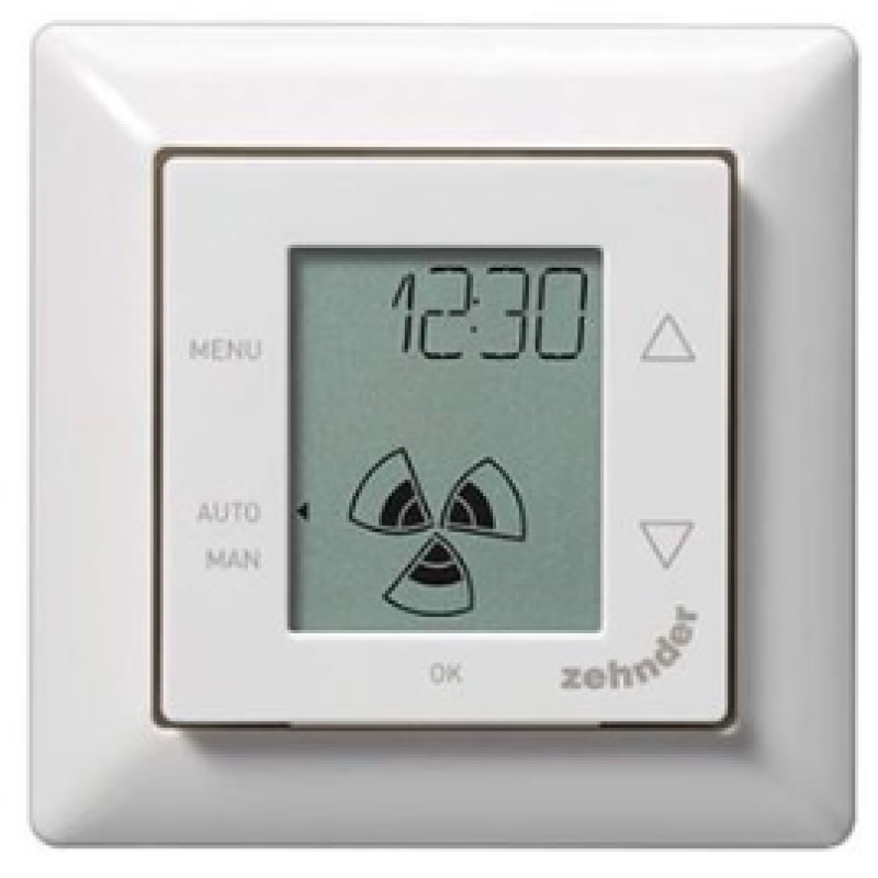 Nieuwe ComfoSense 55 inbouw bediening. 655010200