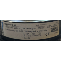 Gereviseerde Nefit ruil-koelventilator. EBM-Papst S3G500-CF48-55