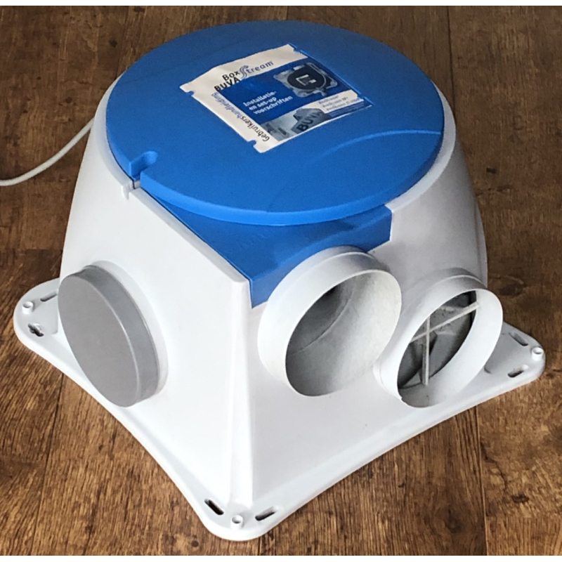 Gereviseerde Buva BoxStream ventilatiebox. (350m3)