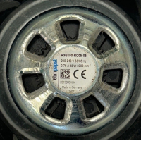 Gereviseerde ruilmotor voor een Duco Comfort D325 WTW unit. R3G190-RC05-05