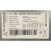 Nieuwe ruil-systeemventilator voor Brink B8 luchtverwarming. 531377