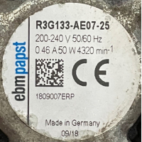 Gereviseerde ruilmotor Orcon WTU-250-EC-E WTW unit. R3G133-AE07-25