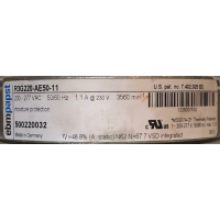 Gereviseerde ruilmotor voor Zehnder ComfoAir 550 WTW unit. R3G220