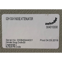 Goede gebruikte geluiddemper MX110 en VDA200 en VDA225.