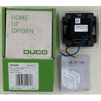 Nieuwe DUCO CO2 ruimtesensor RF/230VAC. 00004204