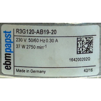 Gereviseerde ruilmotor Brink Renovent Sky. R3G120-AB19-20. 533003