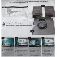 Goede gebruikte dubbele voeding Stork / Zehnder WHR90 en 91. 200202140