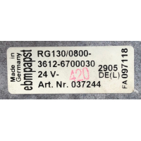 Goede gebruikte rookgasventilator voor Multicalor. 037244