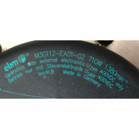 Gereviseerde motorvleugelcombinatie Zehnder / Stork MX30/10. M3G112-EA01-02.