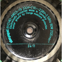 Gereviseerde Stork CMLe motorplaat. R1G140-AW03-19