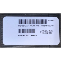 Nieuwe Goodman 0131F00019 Inducer Motor