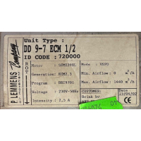 Goede gebruikte Brink B16 HR(D) ventilator. DD 9-7 ECM 1/2