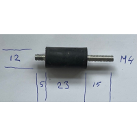 Set (4 stuks) nieuwe 23mm trillingsdempers voor Itho WTW unit.