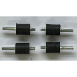 Set (4 stuks) 15mm trillingsdempers voor Itho WTW unit.