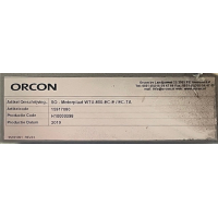 Gereviseerde ruilmotor voor Orcon WTU800-EC-E. R3G220-RD19-11