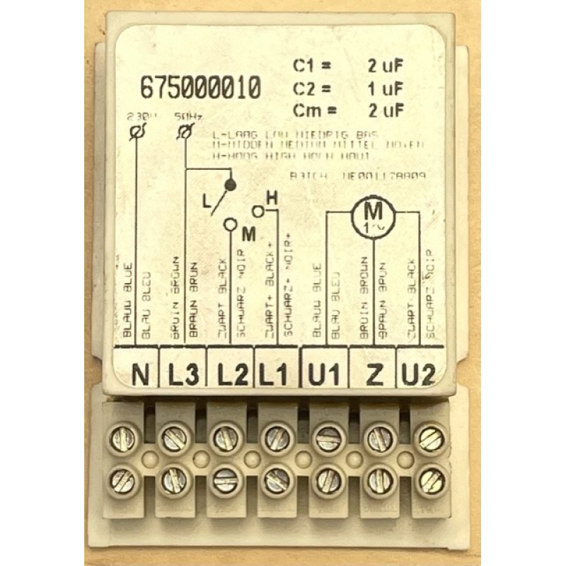 Goede gebruikte condensatorblok Stork CML 16/2-3-12. 675000010
