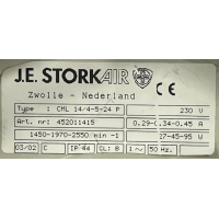 Gereviseerde ruilmotorplaat Stork CML 14/4-5-24 of Turbo. R2E140-BO10-12